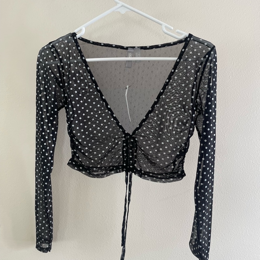 NWT ASOS sheer top